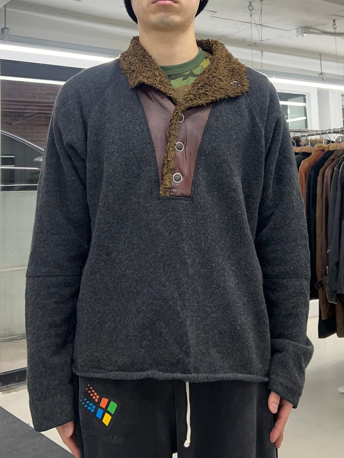 90s 엠포리오 아르마니 풀오버 탑  상품이미지3