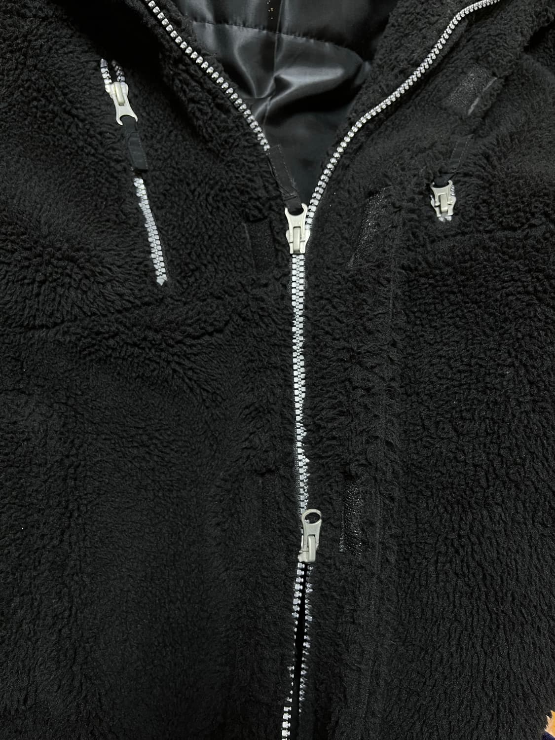 검정 투웨이지퍼 후리스 상품이미지2