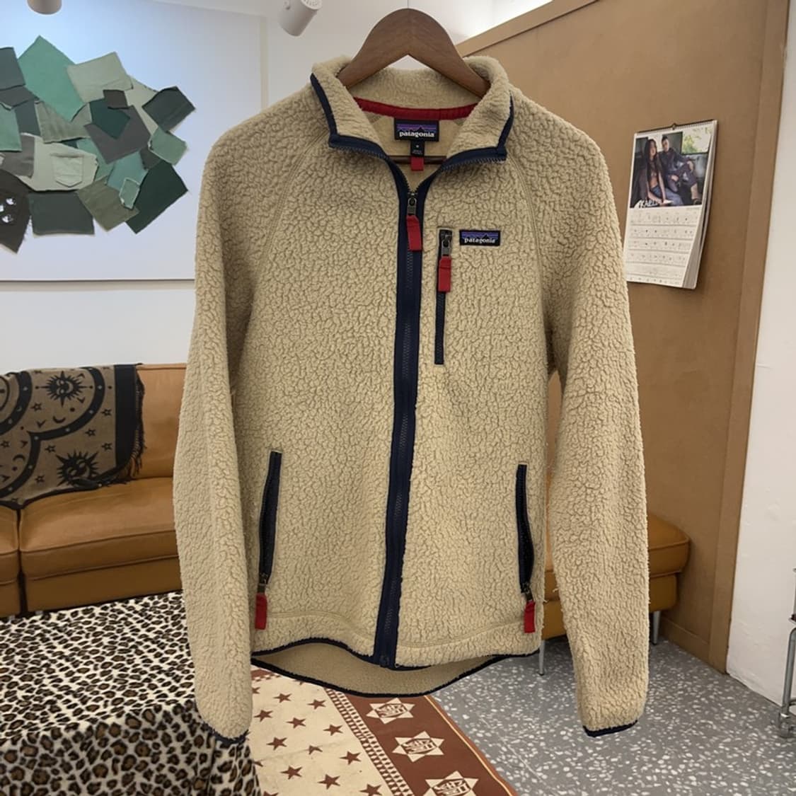 파타고니아 빈티지 레트로 파일 플리스 양털 자켓 M C09126 상품이미지3