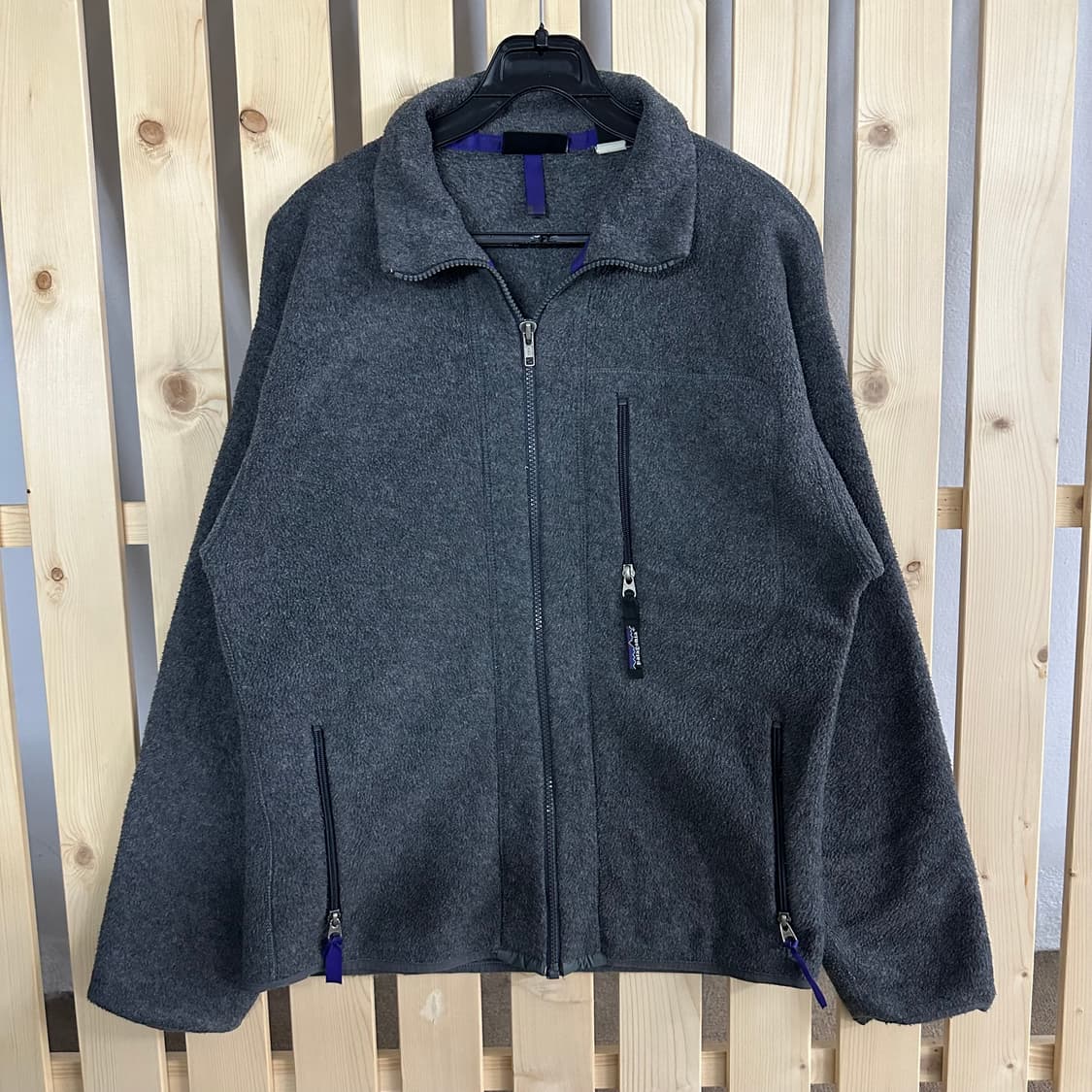 (S) 파타고니아 차콜 후리스 자켓 플리스 집업 상품이미지1