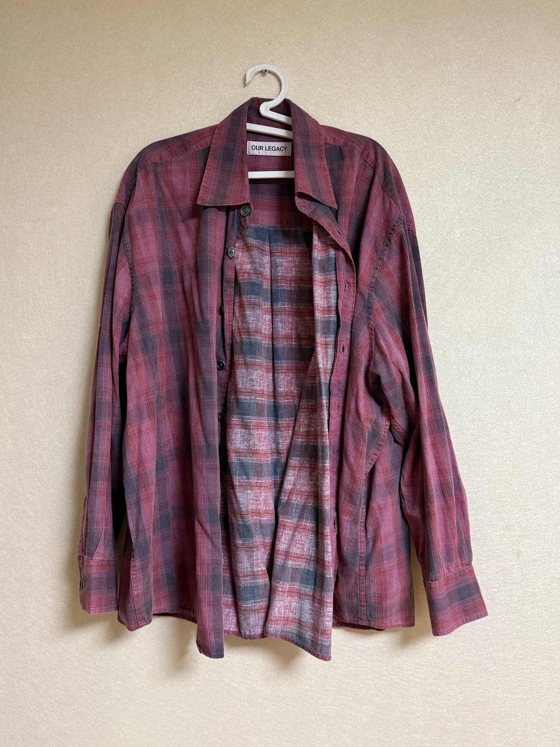 아워레가시 보로우드 플란넬 셔츠 48 상품이미지2