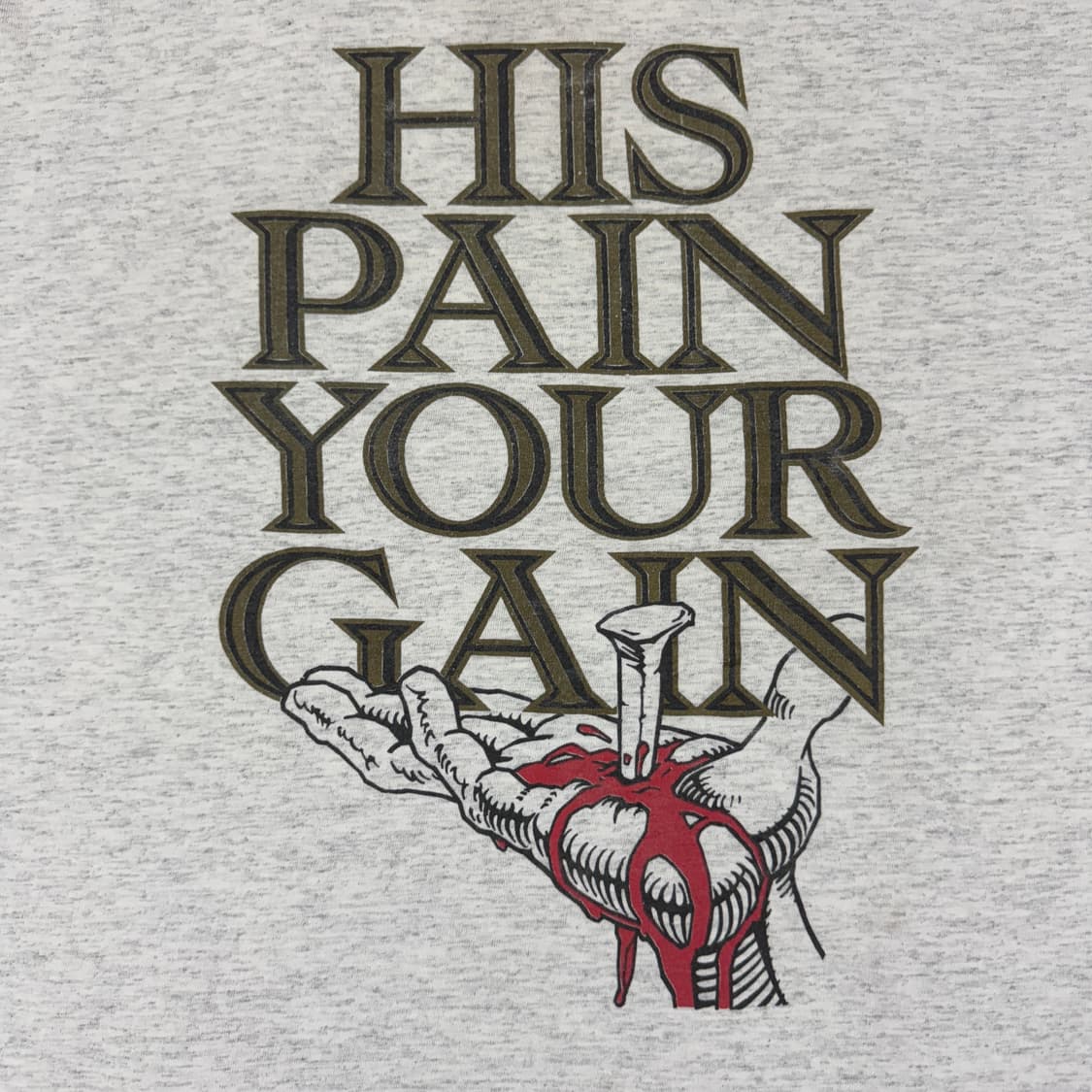 빈티지 90s Jesus Lord's Gym 지저스 로드짐 롱슬리브 상품이미지4