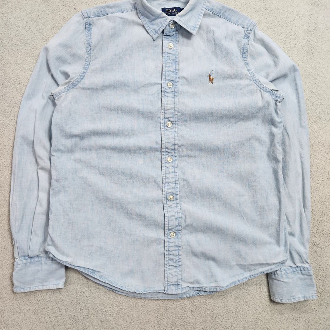 폴로 랄프 로렌 신형 샴브레이 셔츠 s 상품이미지2