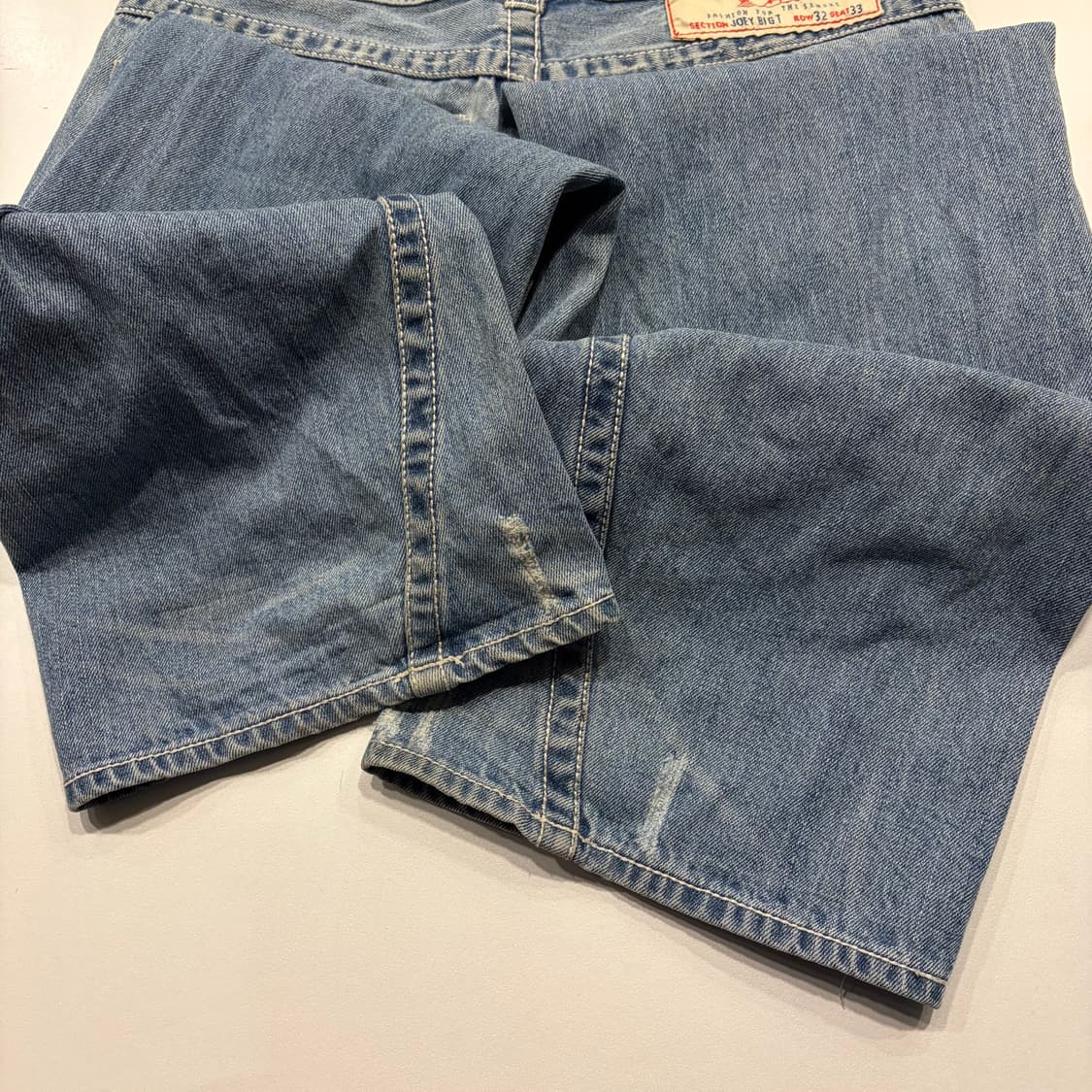 [32x33] 트루릴리젼 조이빅티 데님 청바지 데미지진 C70 상품이미지5