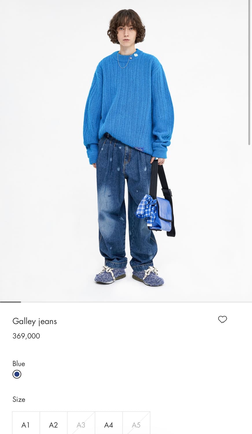 아더에러 A5 데님 상품이미지5