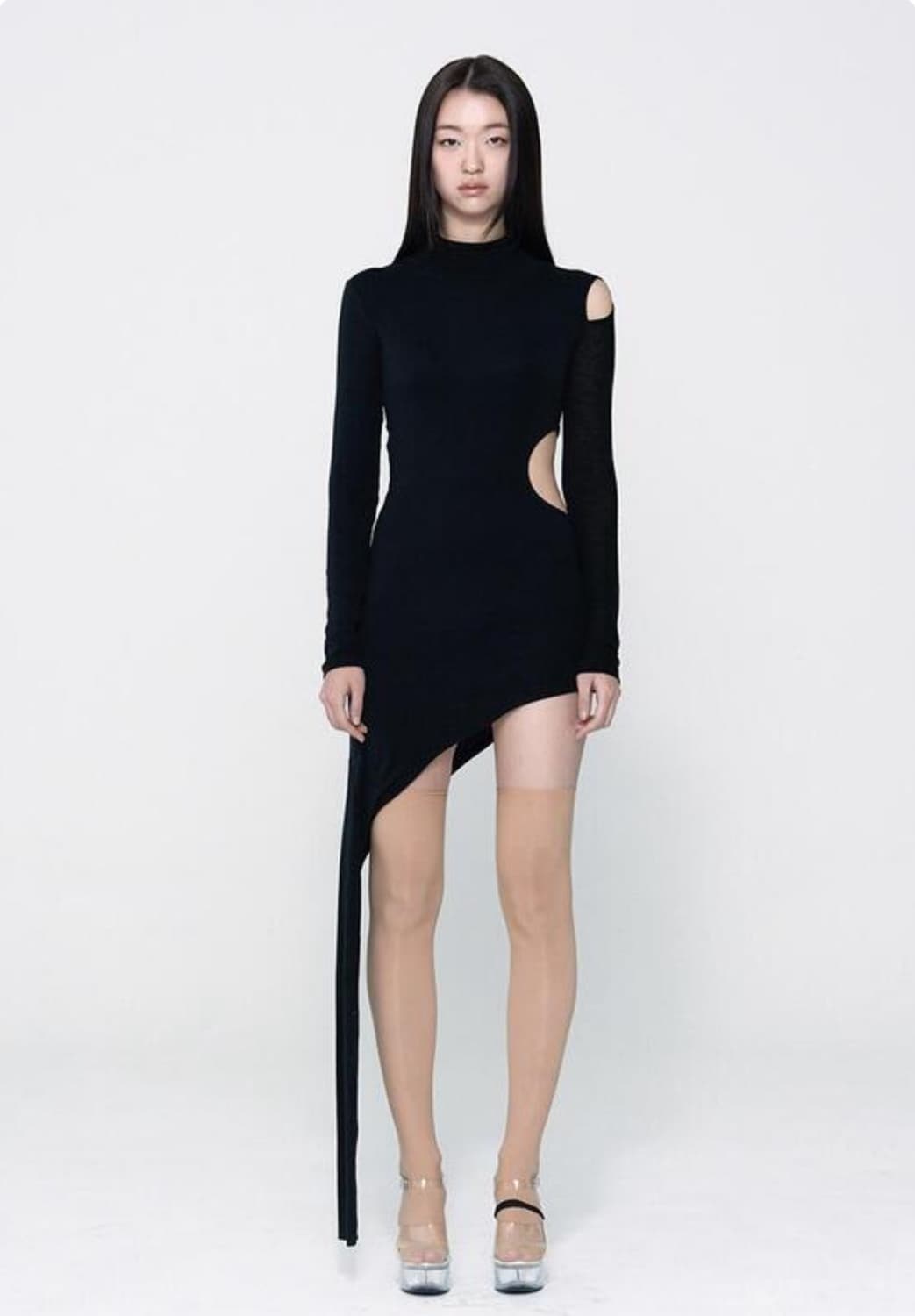 오늘만 할인 bonnae turtleneck cut out dress 상품이미지1