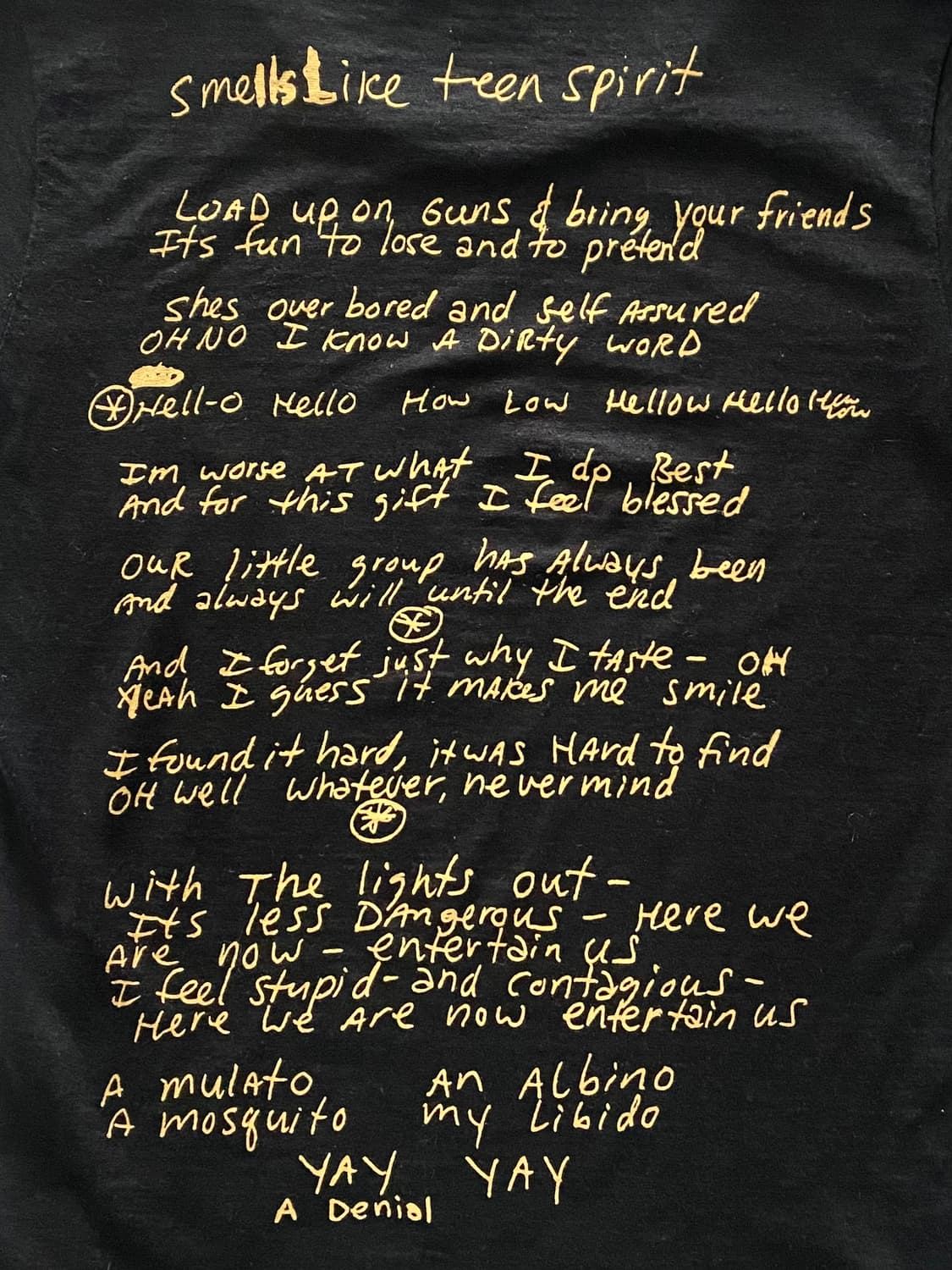 Hysteric Glamour Nirvana T-Shirt 상품이미지7