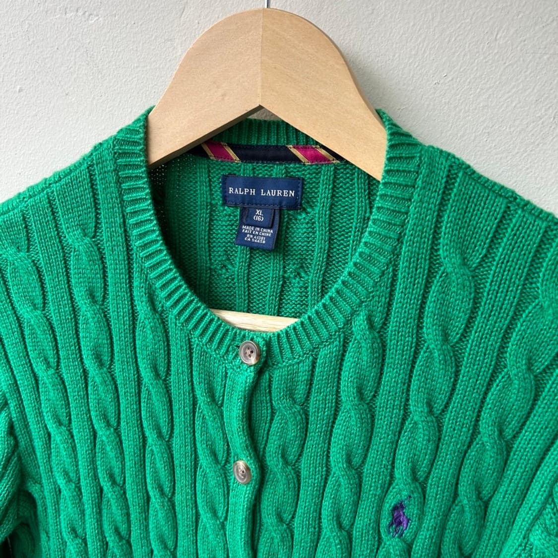 15213 - 폴로 랄프로렌 프릴 케이블 가디건 상품이미지3