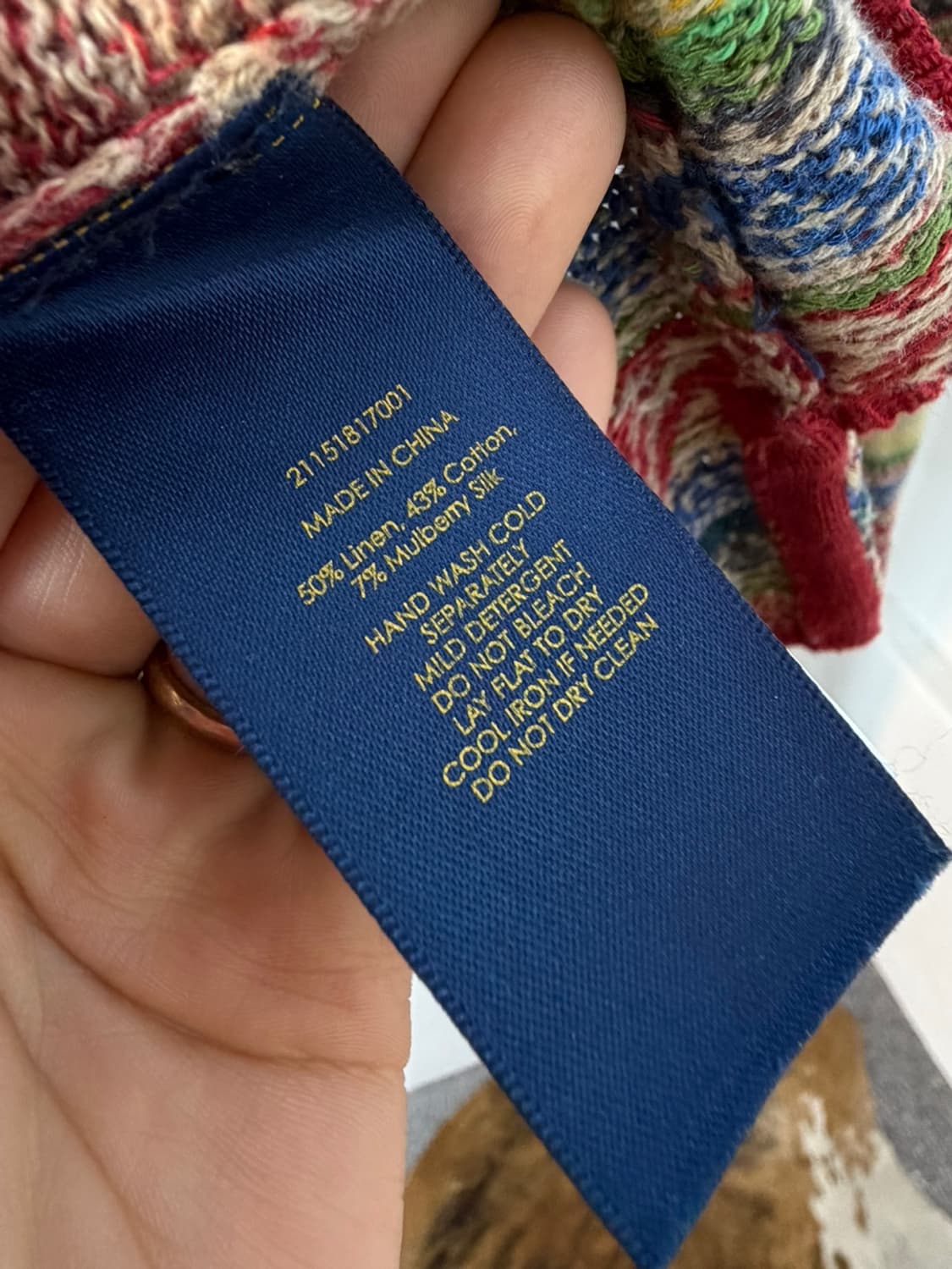 폴로 랄프로렌 에스닉 린넨 실크 니트  상품이미지6