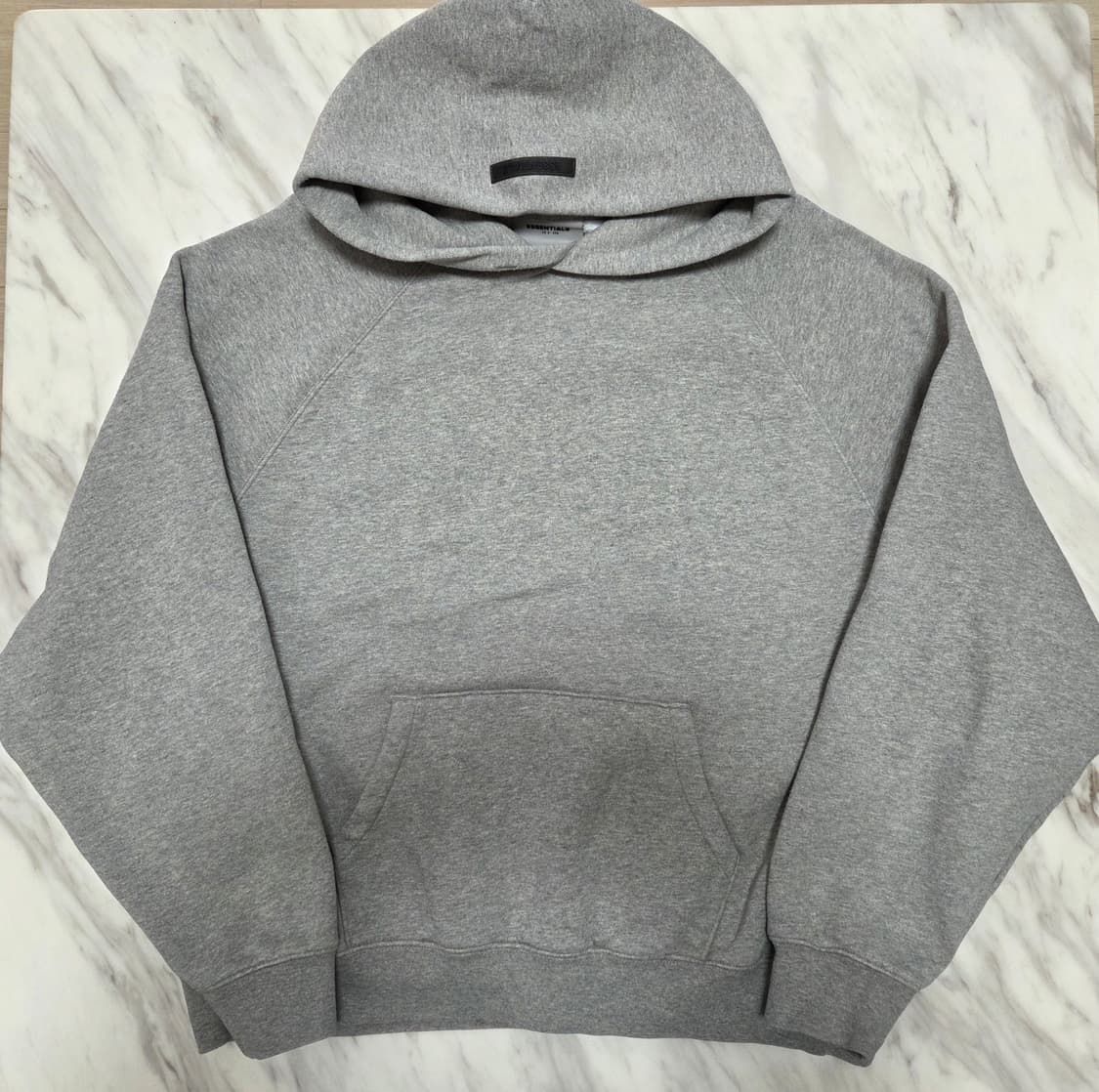 피오갓에센셜 그레이 풀오버 후드티 상품이미지2