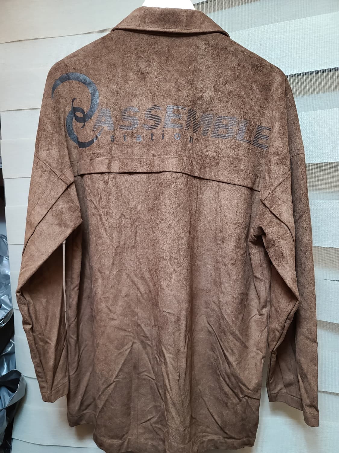 어셈블 브라운 스웨이드 프렌지 자켓100-105  공용 상품이미지7