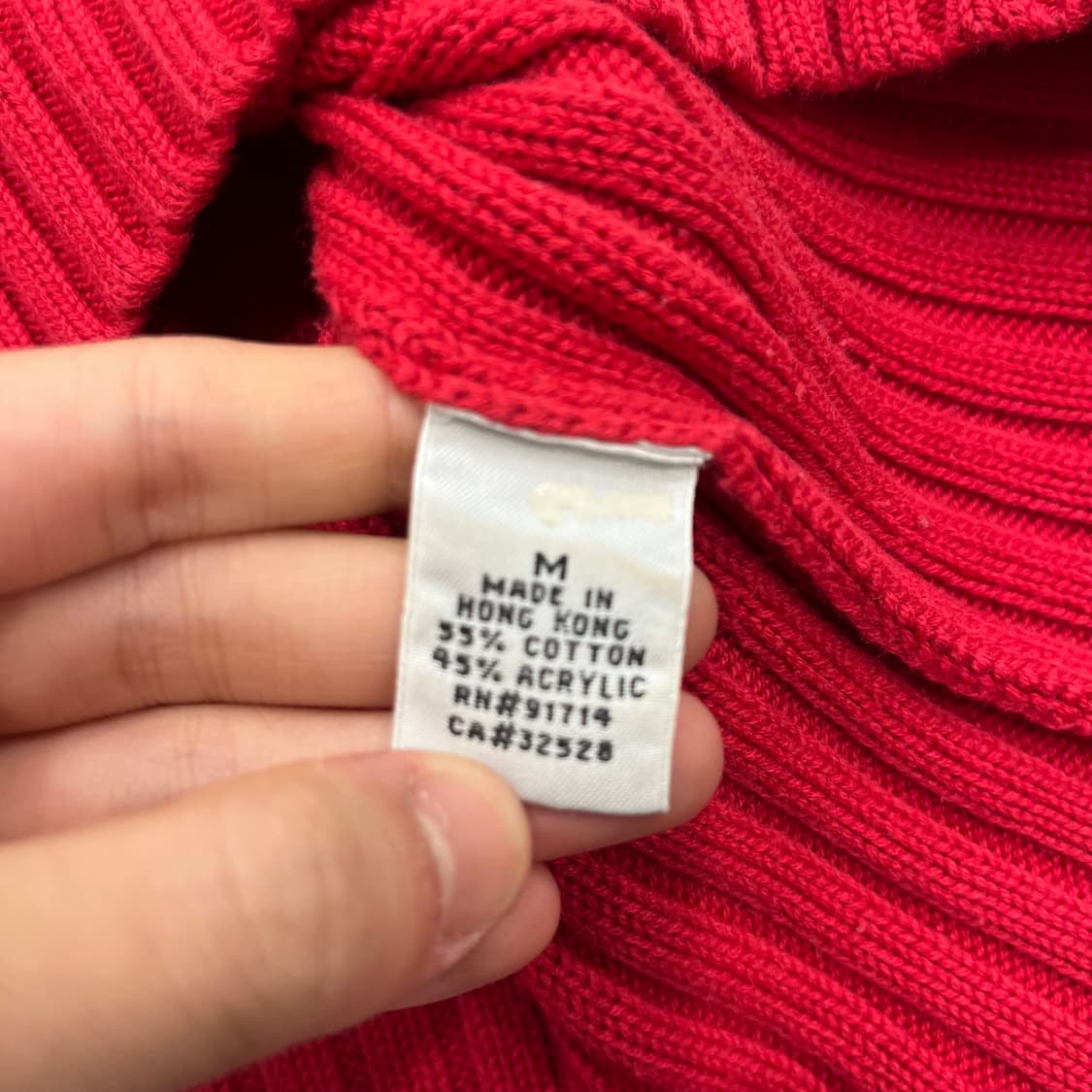 M 아르마니익스체인지 사이드 집업 니트 상품이미지7