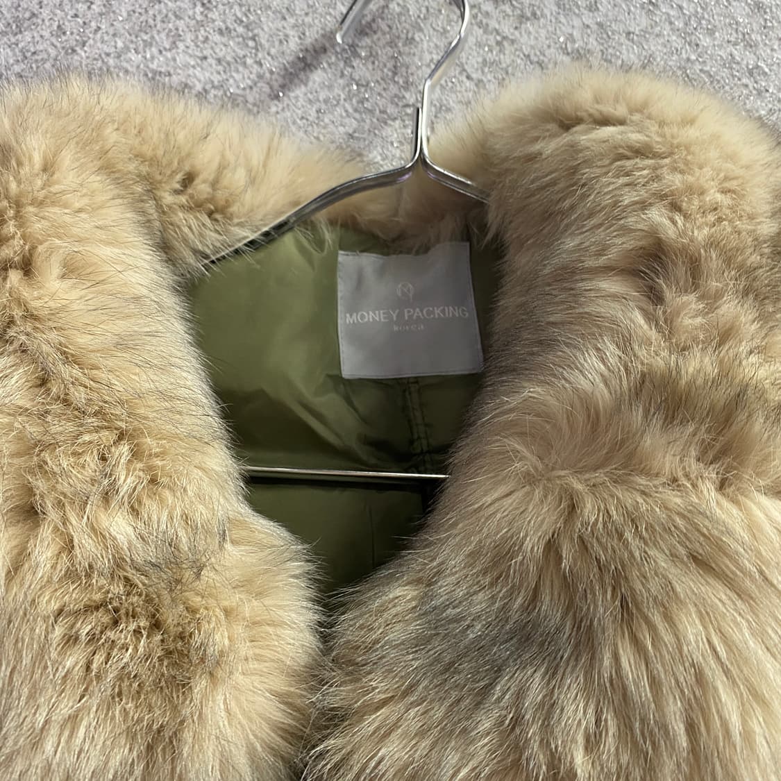 머니패킹 카키 나일론 점퍼 B3333 상품이미지3