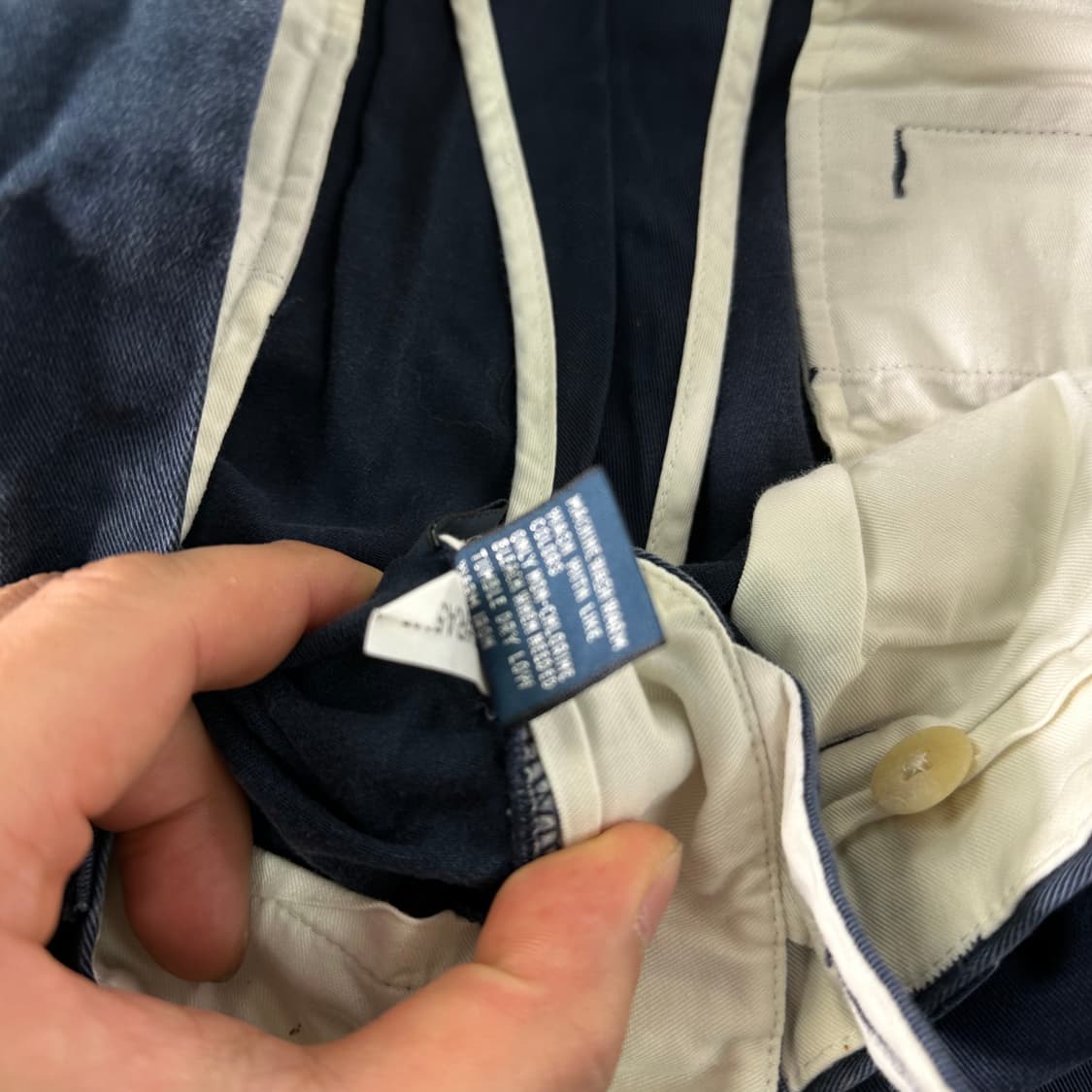 30 폴로랄프로렌 네이비 코튼 치노 팬츠 상품이미지4