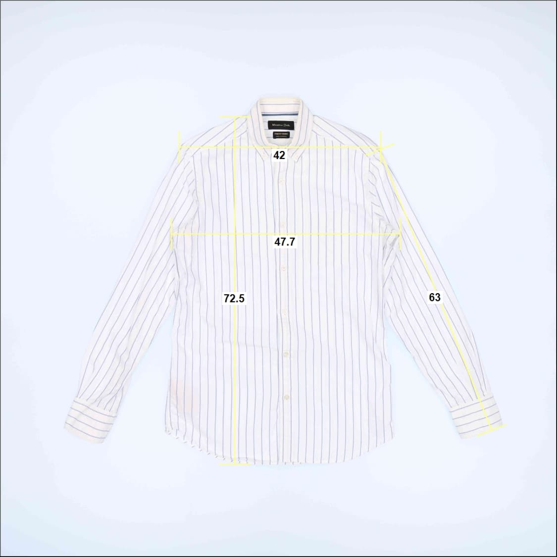 [USA S] 마시모두띠 스트라이프 셔츠 1104HR1 상품이미지8