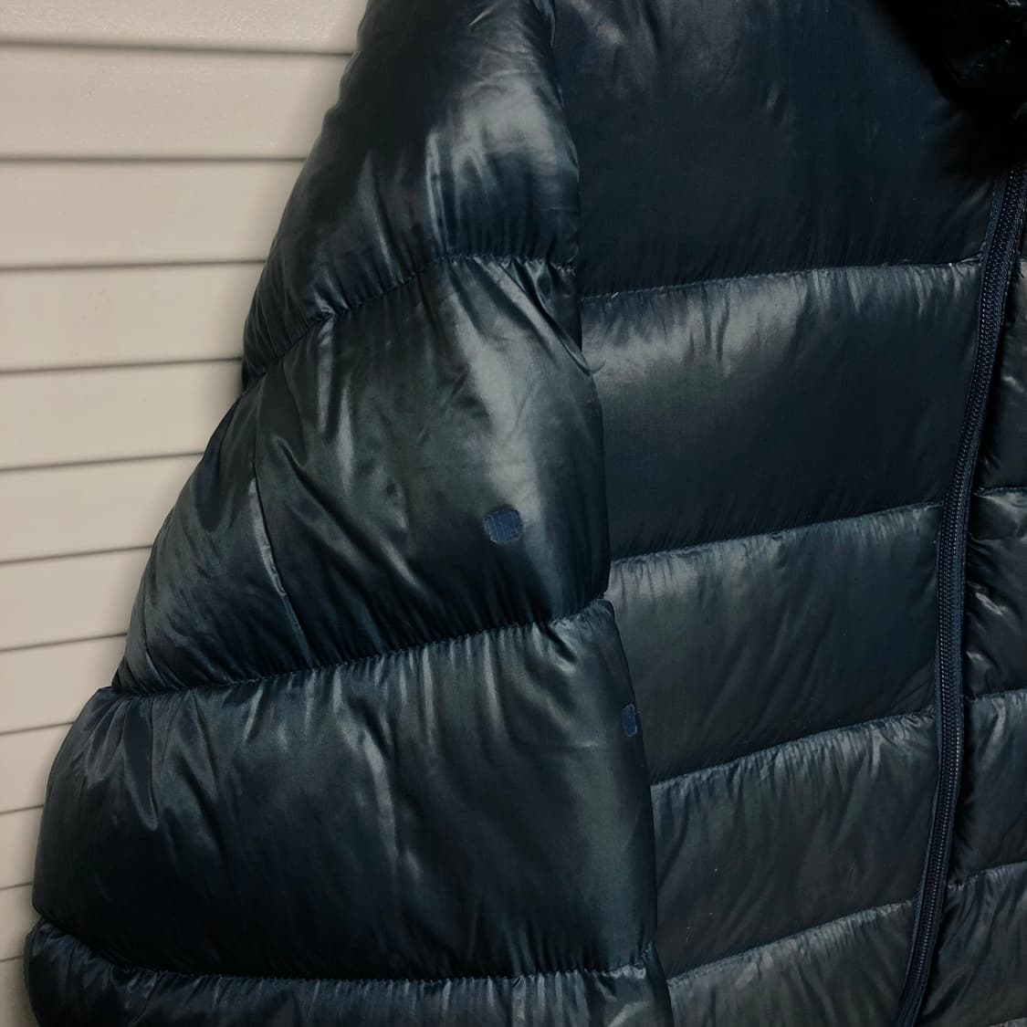 노스페이스 구스다운 패딩 자켓 빵빵 네이비 상품이미지6