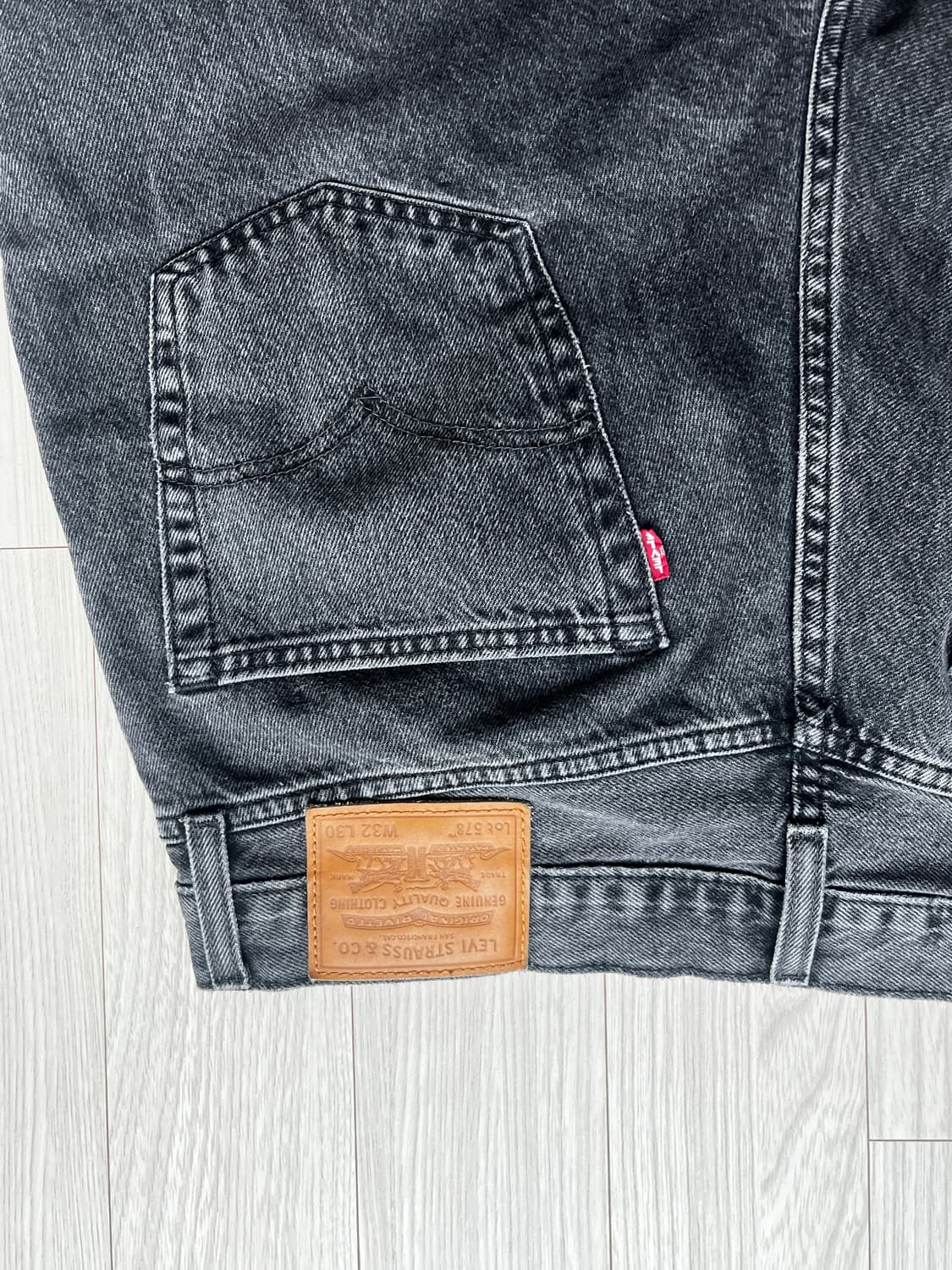 리바이스 578 흑청 32/30 상품이미지3