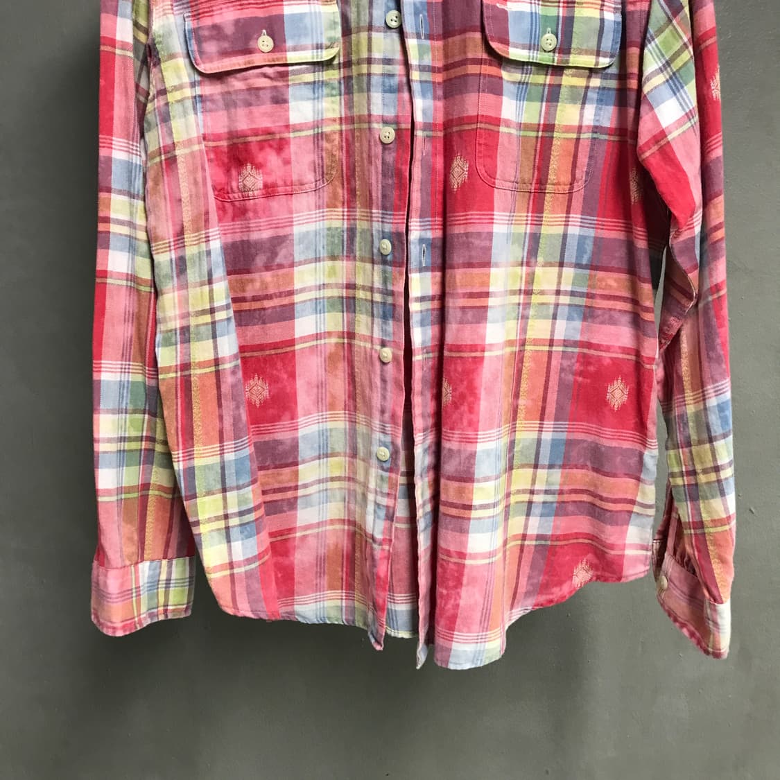 폴로 랄프로렌 투 포켓 체크 셔츠 L 상품이미지3