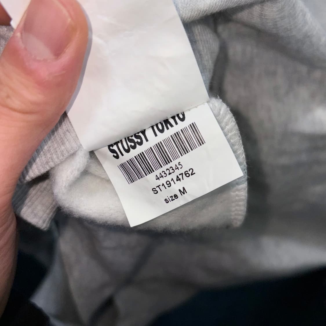 (M) 스투시 백로고 기모 맨투맨 상품이미지7