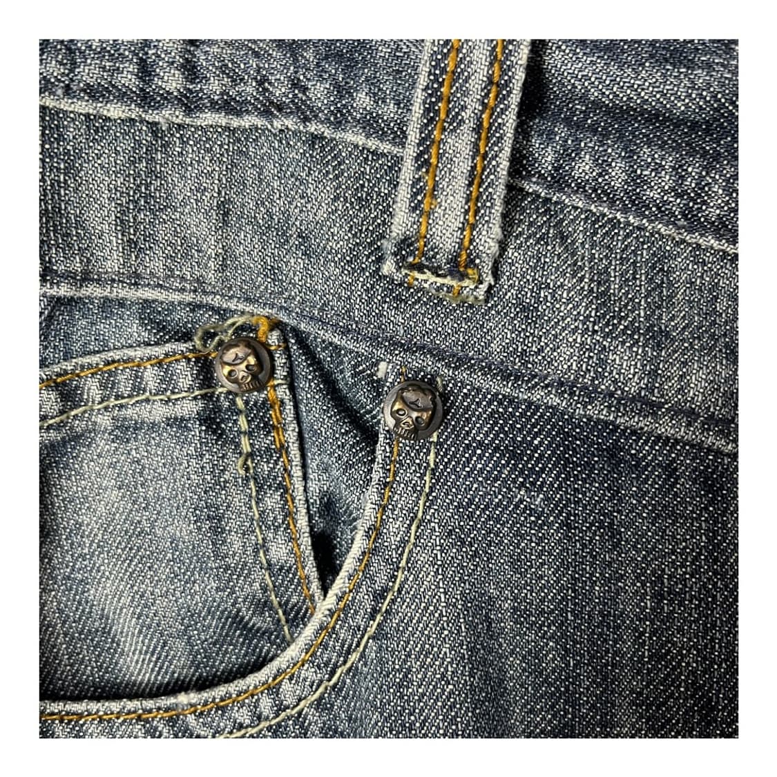 [JPN] 빈티지 크로스 페이드 데님팬츠 상품이미지5