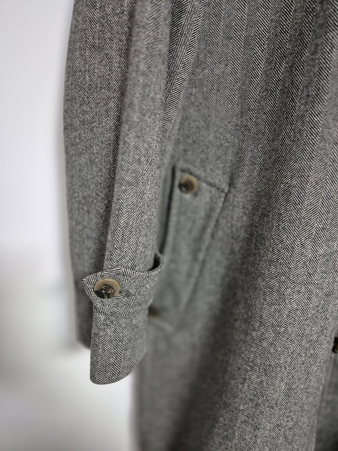 헤링본 클레식 코트 상품이미지4