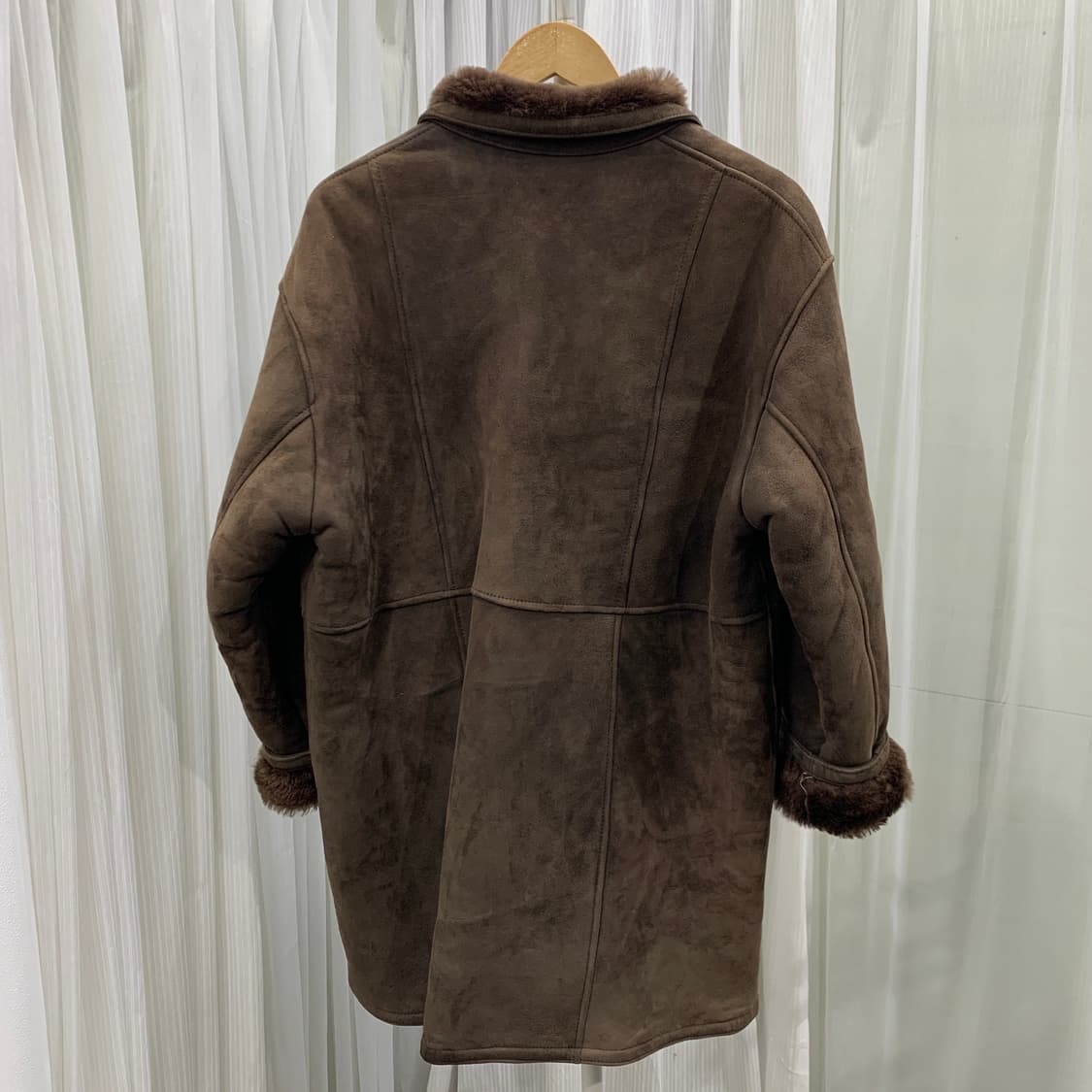 일본 빈티지 BERGE 양가죽 무스탕 코트 1711 상품이미지2