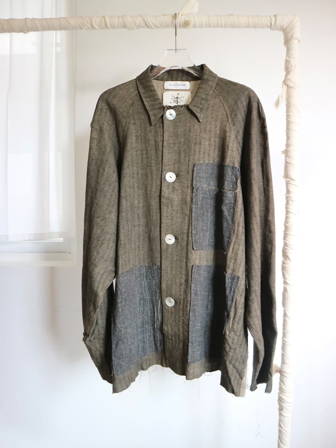 [ae nr mous] Simple Pocket Shirt 상품이미지1
