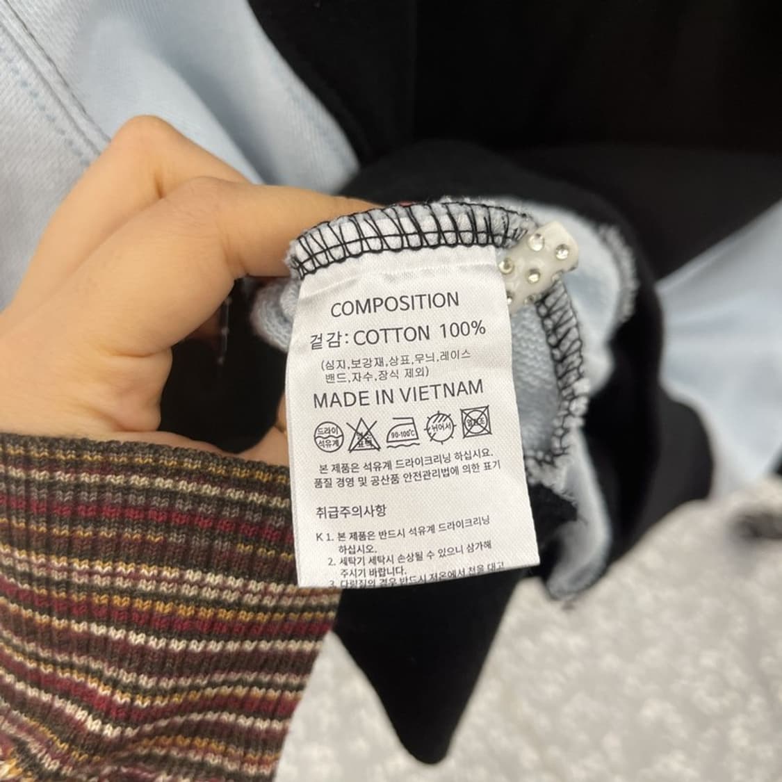 트래블 워크샵 유니폼 콤비네이션 키치 펑크 후드티 L C10230 상품이미지6