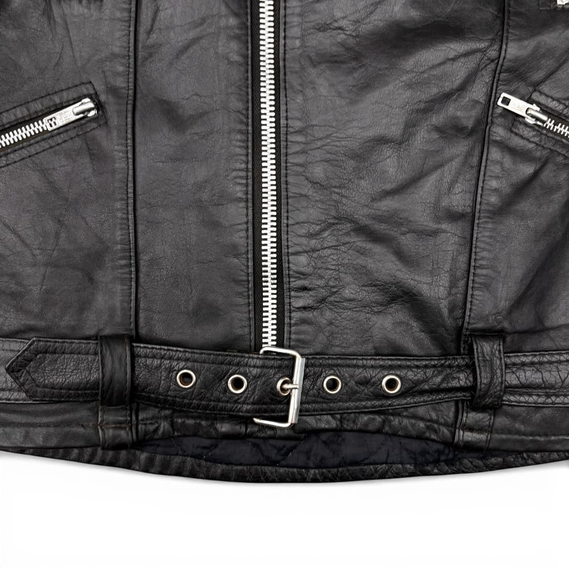 80's 레더 모터사이클 자켓 상품이미지8
