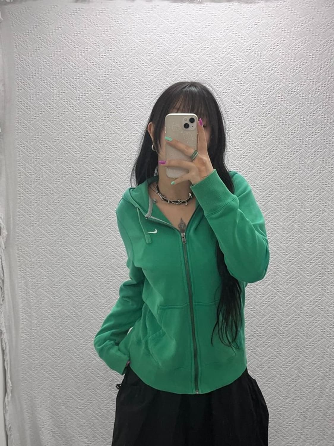 나이키 자수로고 캐주얼 후드집업 95 C07319 상품이미지2