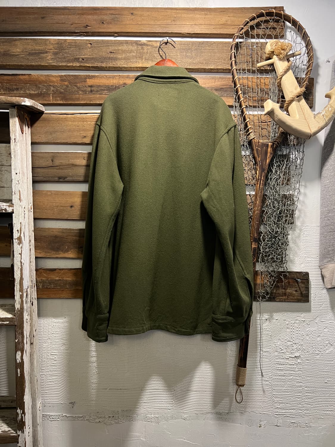 [M]80's 오리지널 U.S ARMY OG-108 밀리터리 울 셔츠 상품이미지6