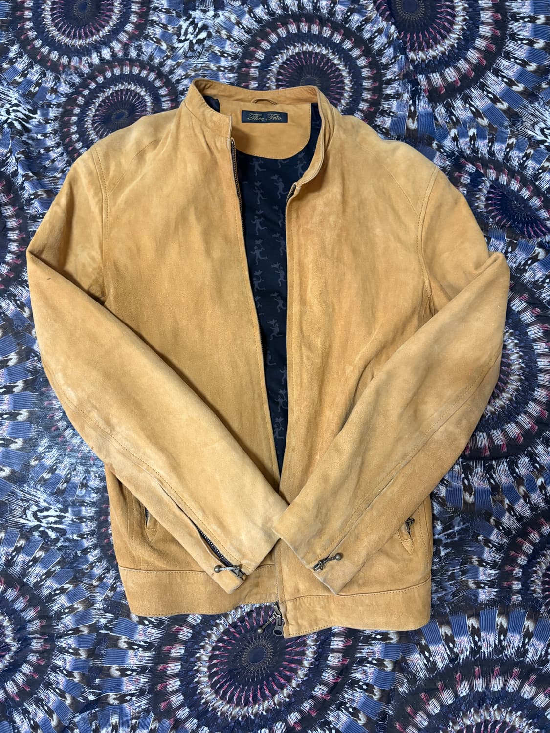 Thee trio swade sheep leather jacket 상품이미지1