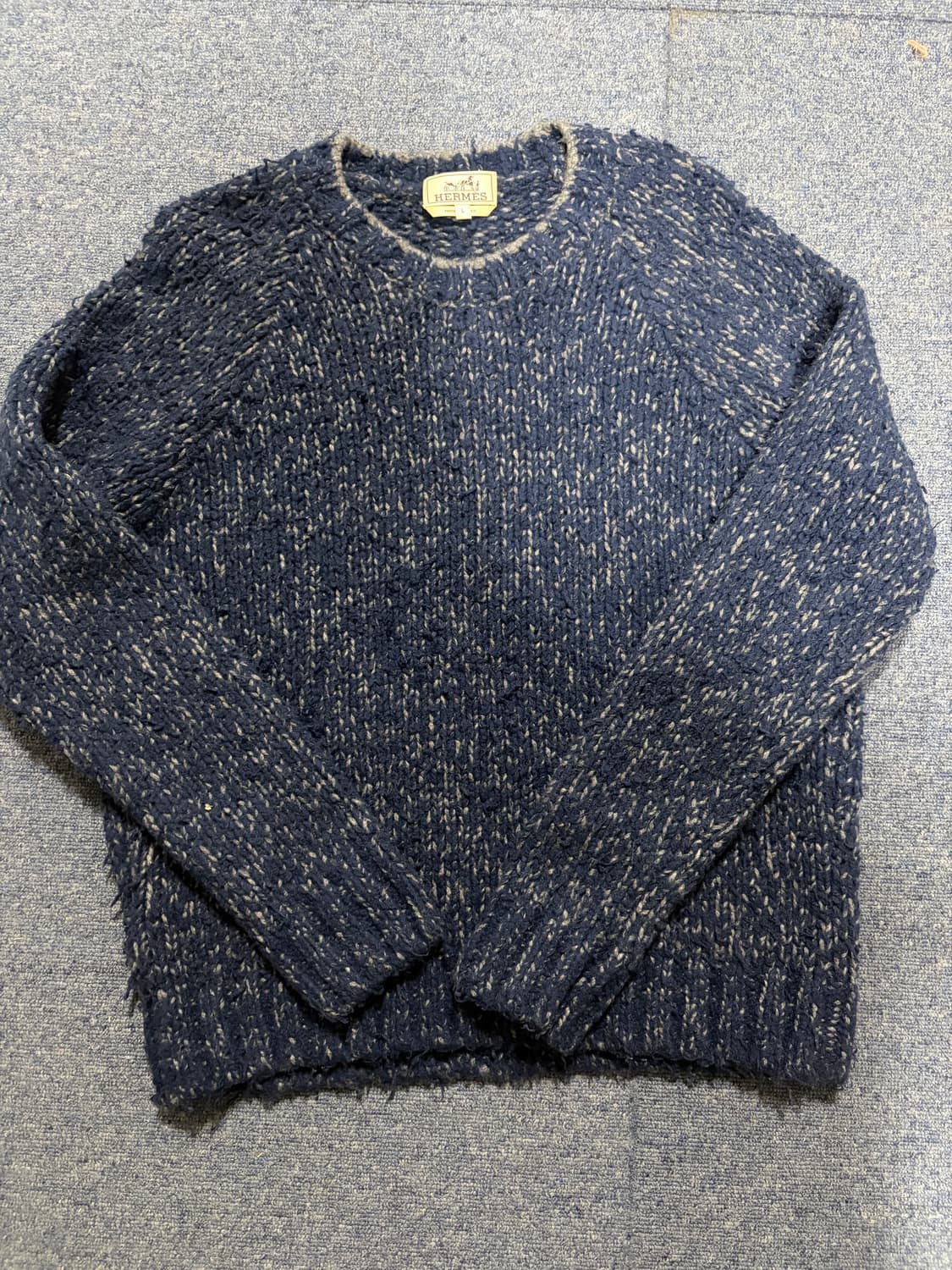 에르메스 네이비 니트 스웨터 상품이미지1