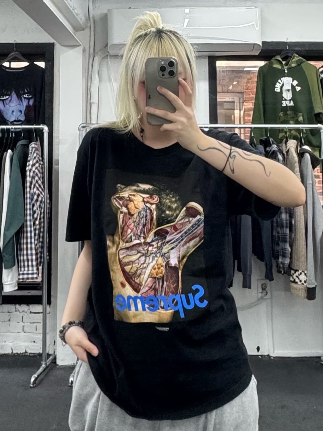 슈프림 언더커버 해부 티셔츠 상품이미지2