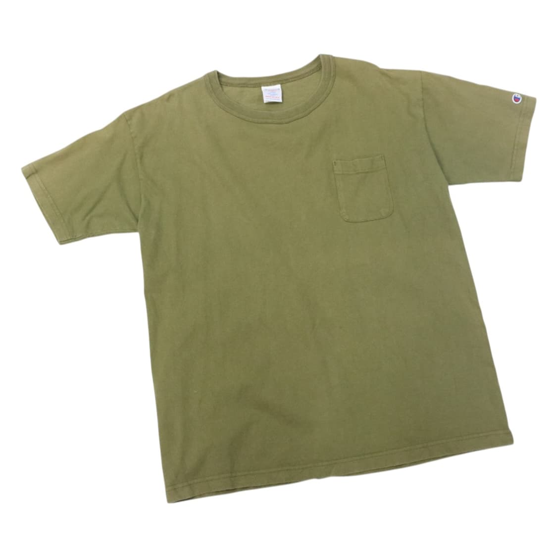 챔피온 T1011 USA 메이드 빈티지 포켓 반팔 티셔츠 오키드 (L) 상품이미지1