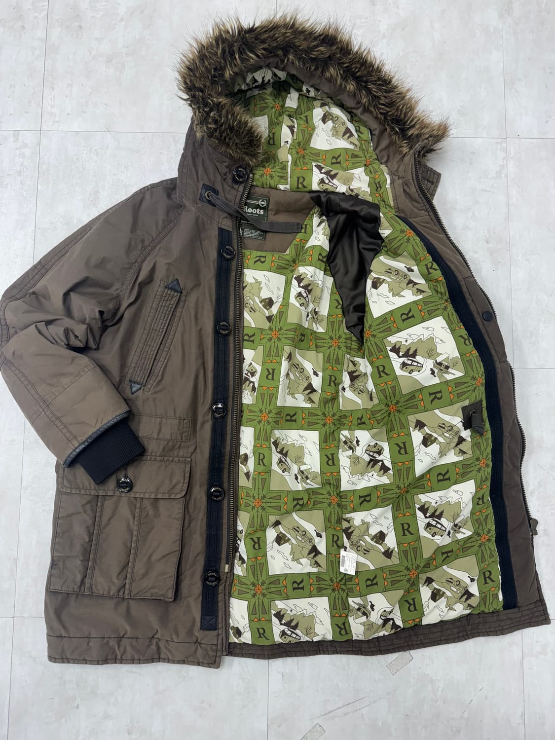 #vintage 루츠 퍼 야상 자켓 상품이미지9