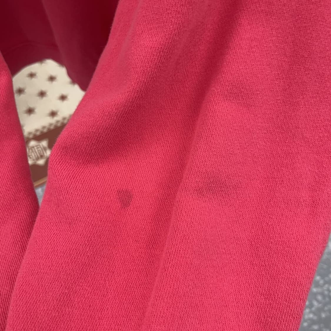 미스치프 Y2K 00's 레트로 딥핑크 백로고 후드티 L C08719 상품이미지6