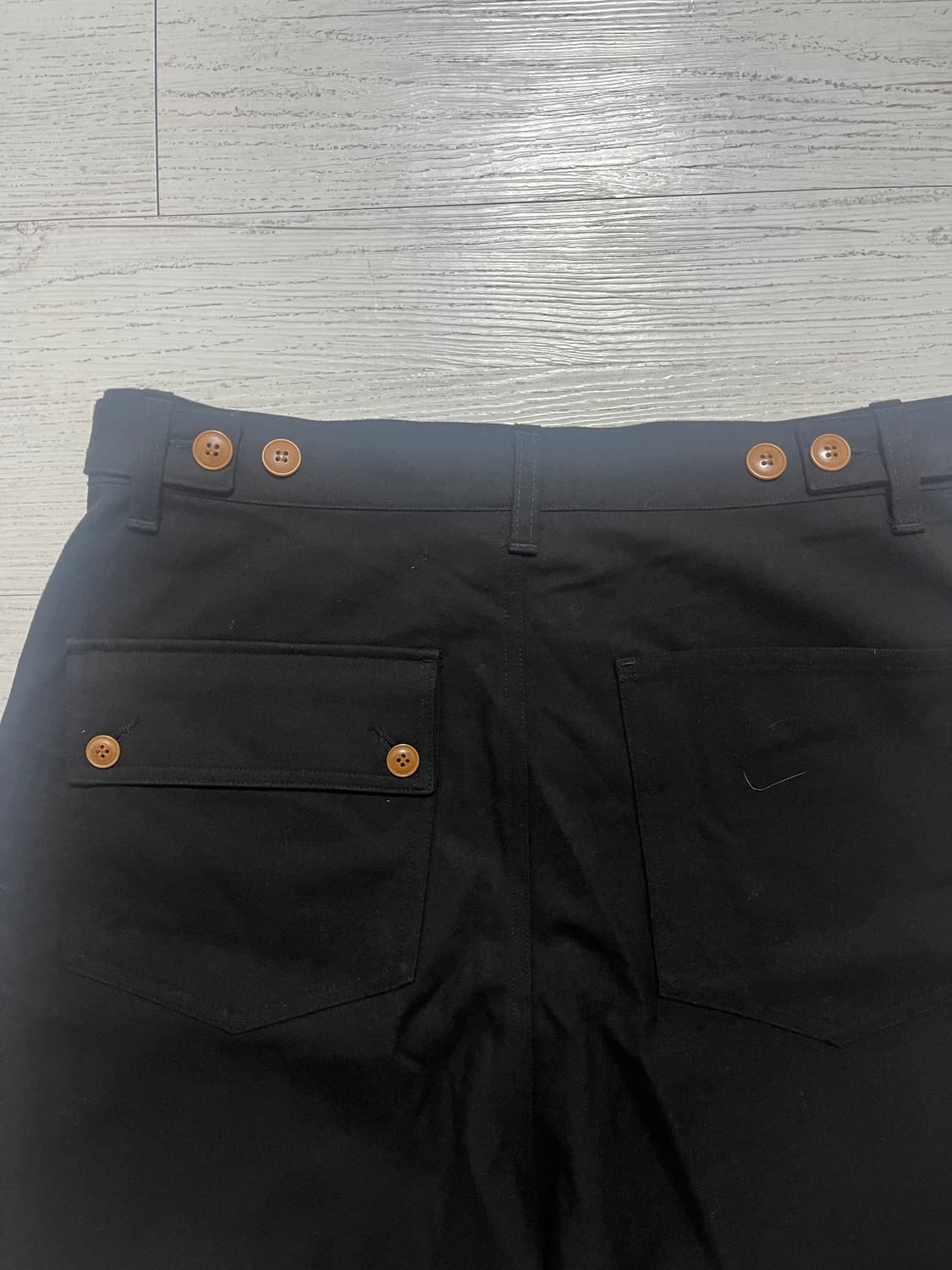wool fatigue pants black 상품이미지3