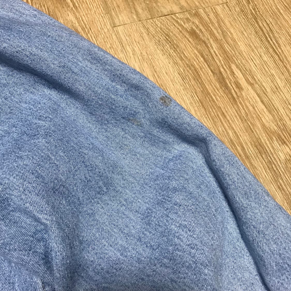 Usa 아메리칸 빈티지 헤비 연청 데님 셔츠 오버핏 상품이미지4