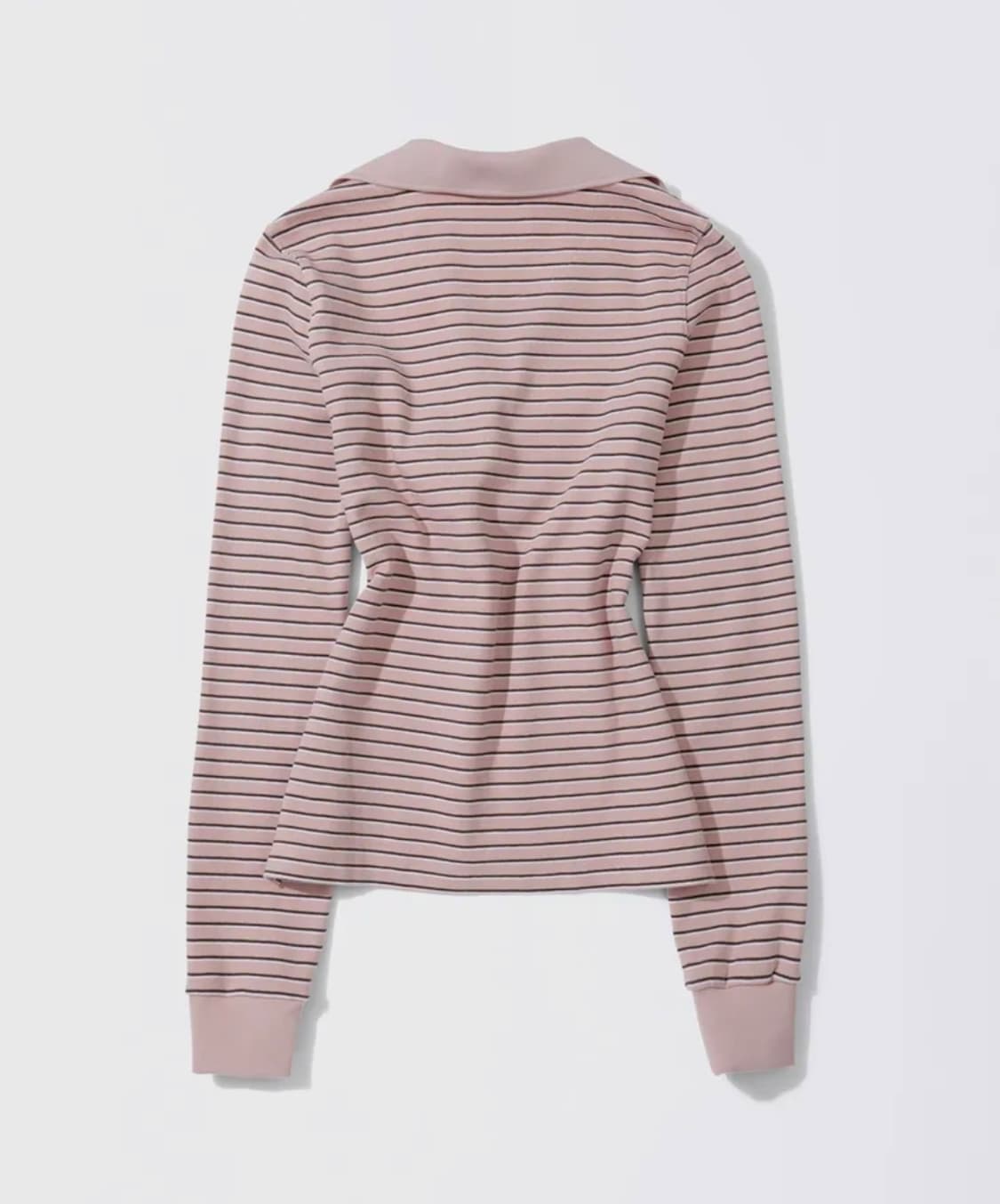 새상품)) 스컬프터 스트라이프 셔링 테니스 셔츠 핑크 S 상품이미지2