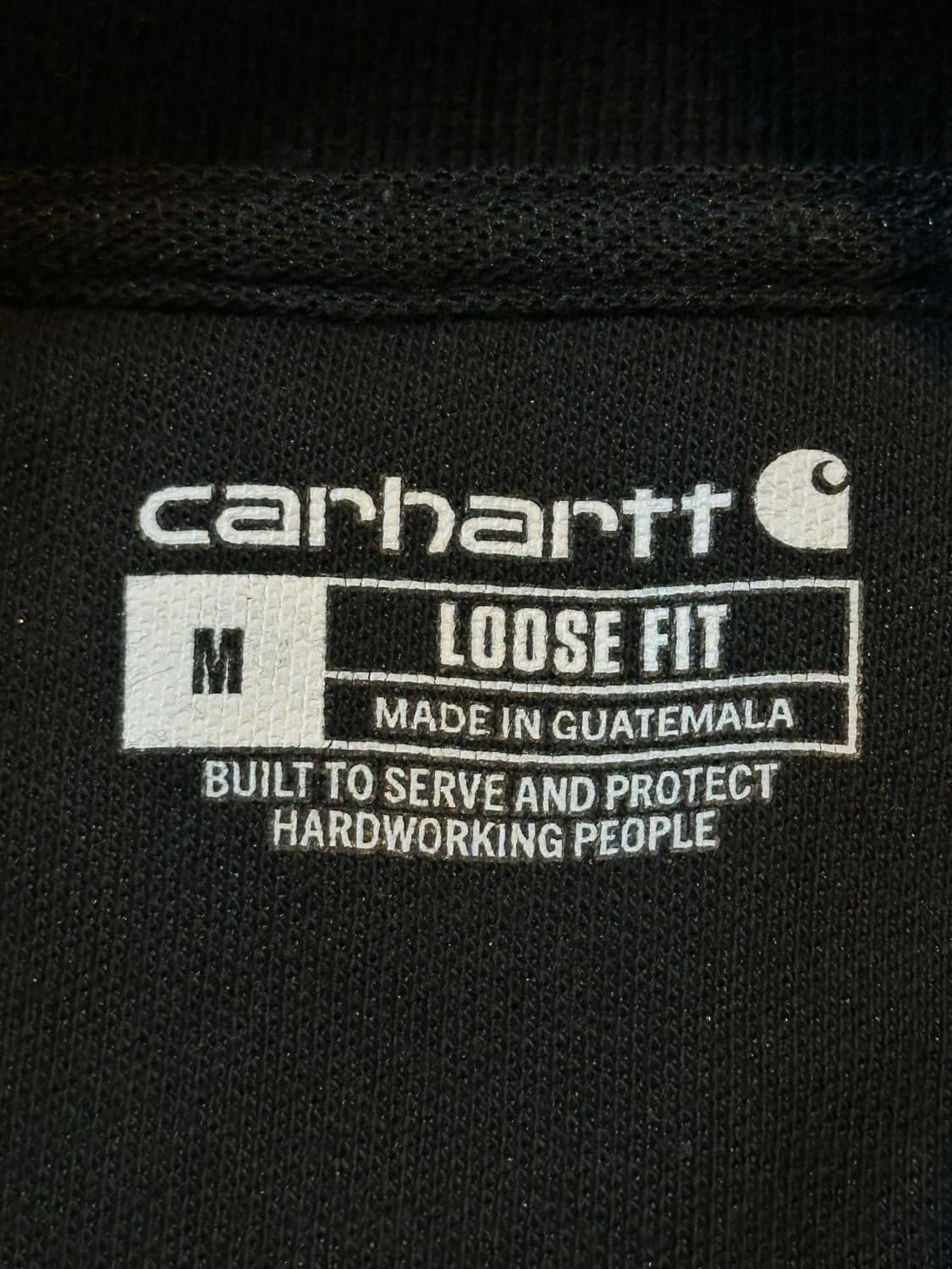 칼하트 CARHARTT 루즈핏 포켓 반팔 카라티 블랙 상품이미지4