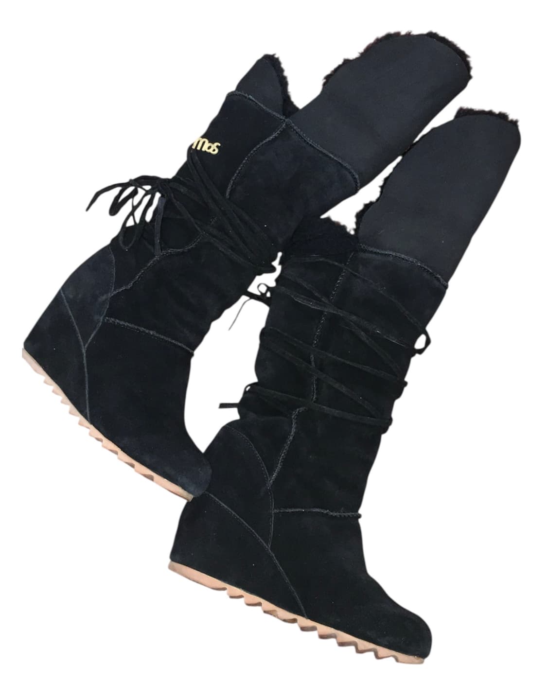 fur wedge heel boots 240-245 상품이미지3