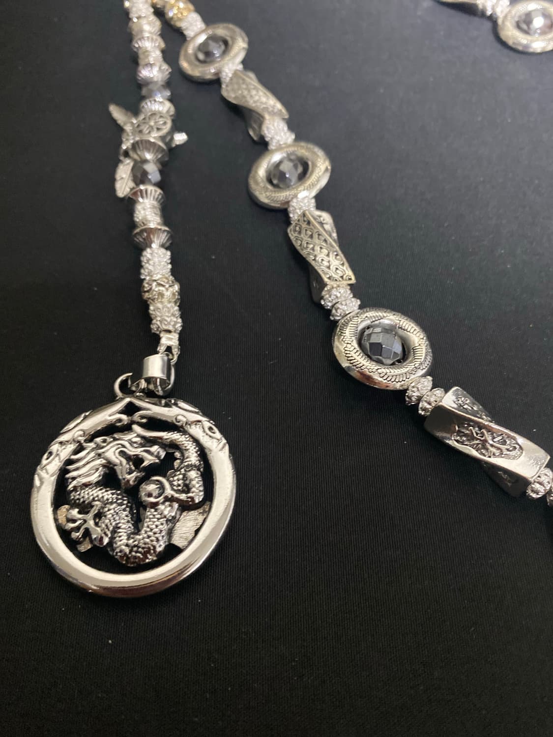 다크 에스닉 팬츠 체인 상품이미지3