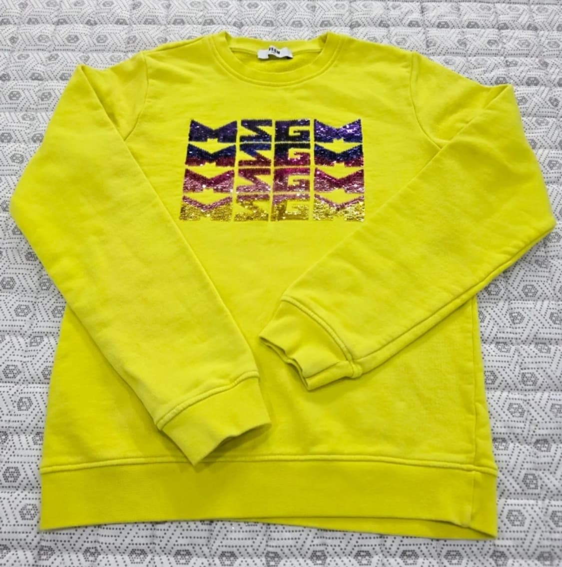 MSGM 엠에스지엠 주니어 맨투맨 12~14세 상품이미지1