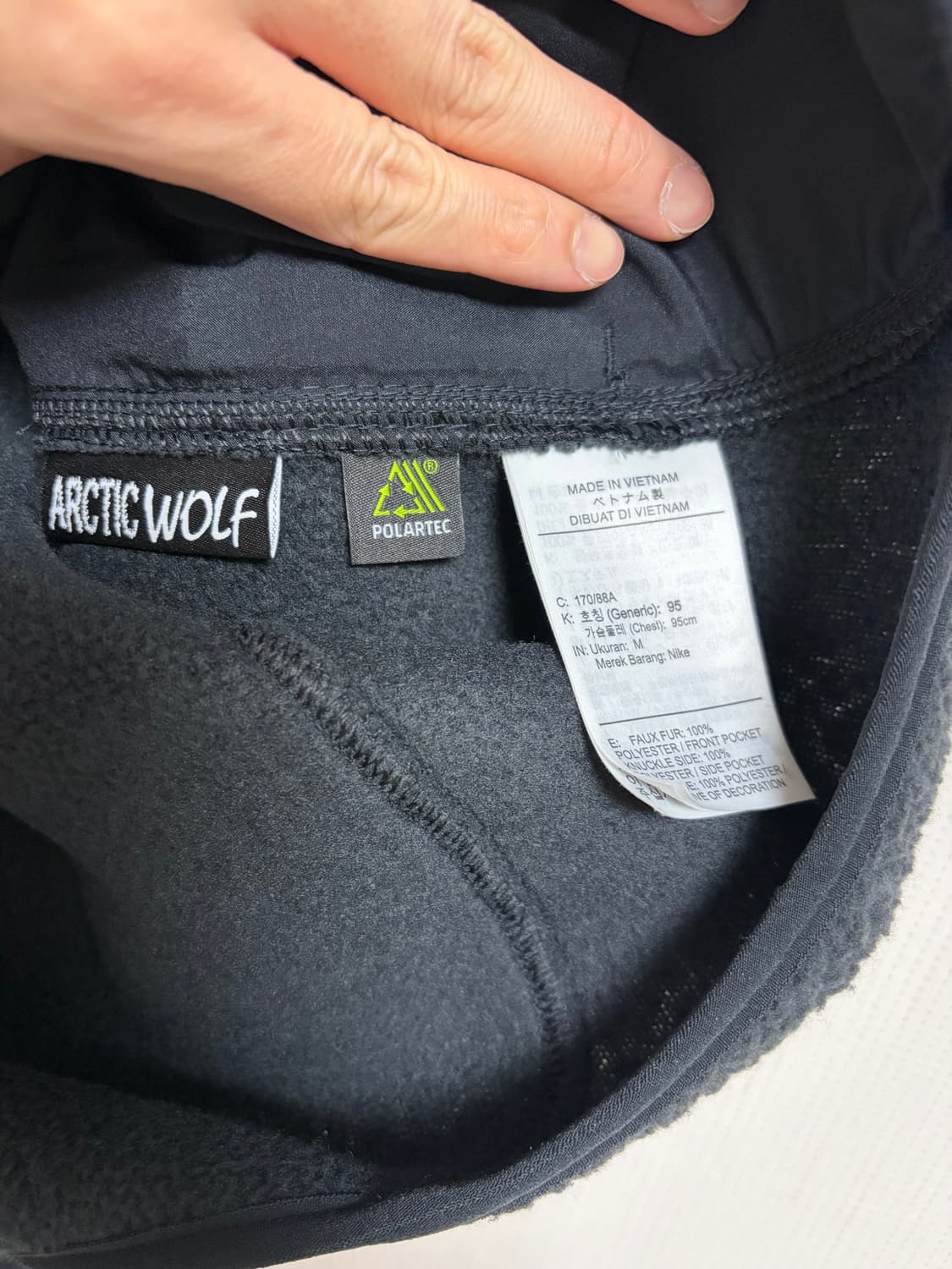 나이키 ACG 아크틱 울프 플리스 블랙 상품이미지6