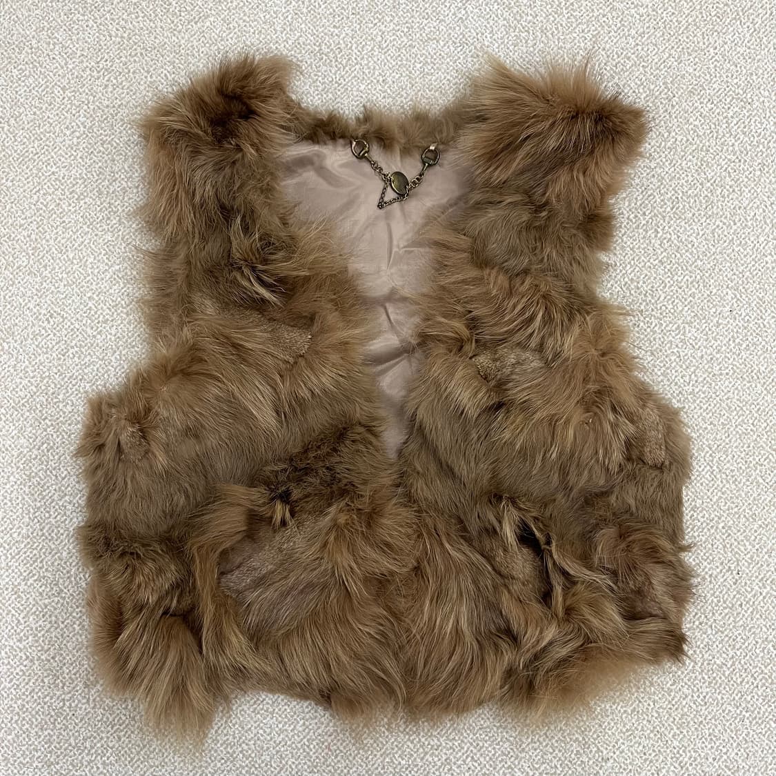 S 르샵 폭스퍼 모피 퍼 조끼 0223M1 상품이미지1