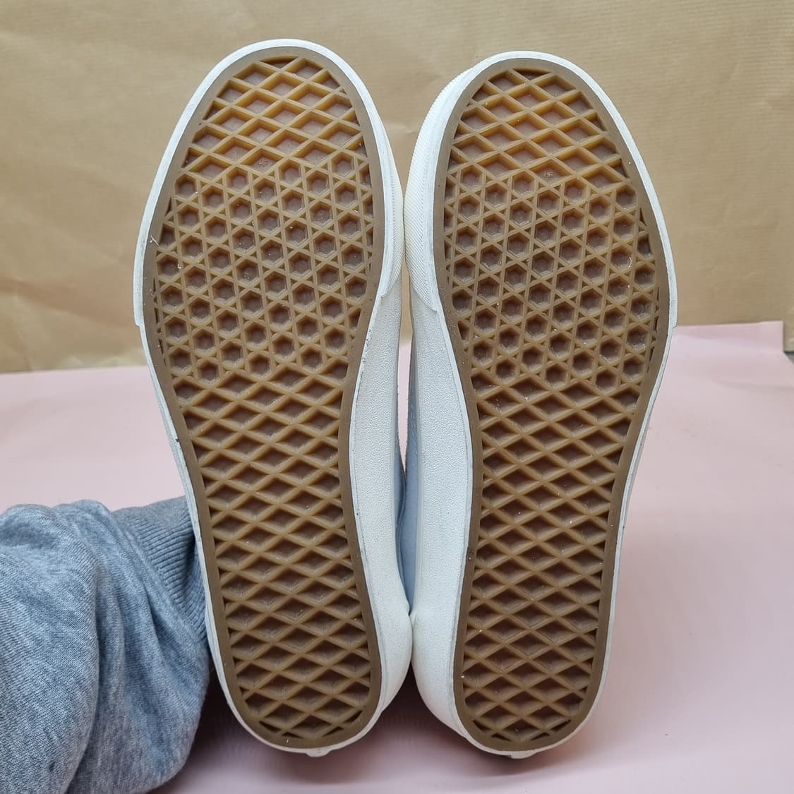 반스 올드스쿨 화이트 여성스니커즈240 상품이미지3