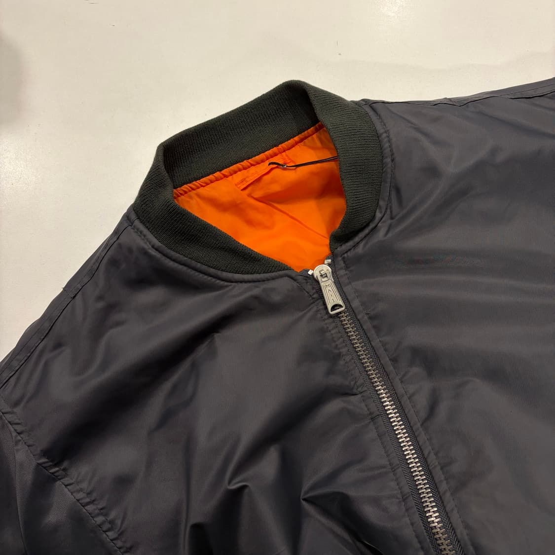 [2XL] 로스코 항공 점퍼 MA-1 그레이 봄버 자켓 B805 상품이미지3