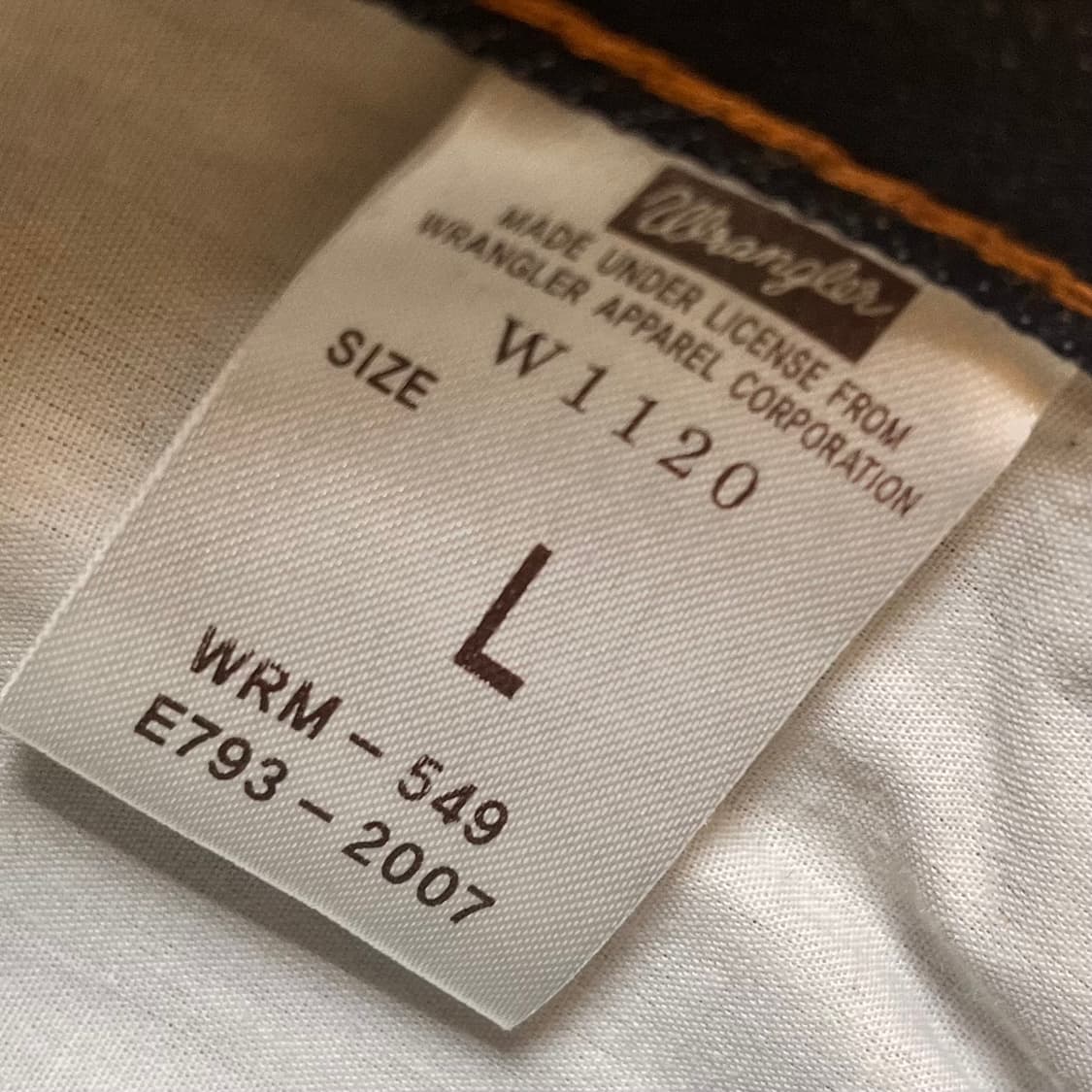 랭글러 W1120 데님팬츠 L 상품이미지5