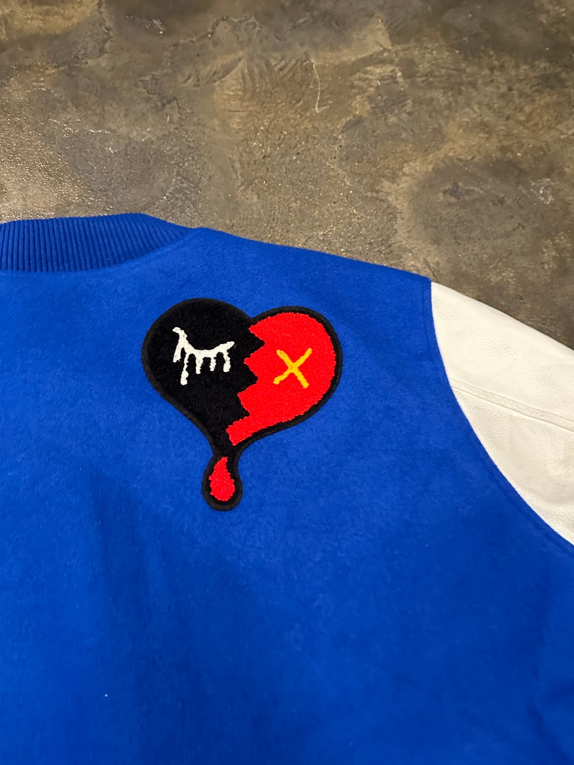 로쿠 스튜디오 Tear Drip 바시티자켓 XXL 상품이미지7